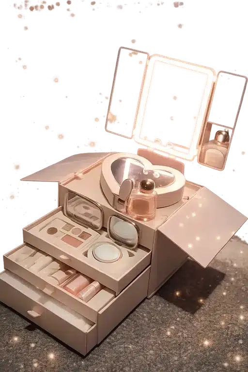 Luxury LED Makeup Organizer & Vanity Beauty Kit